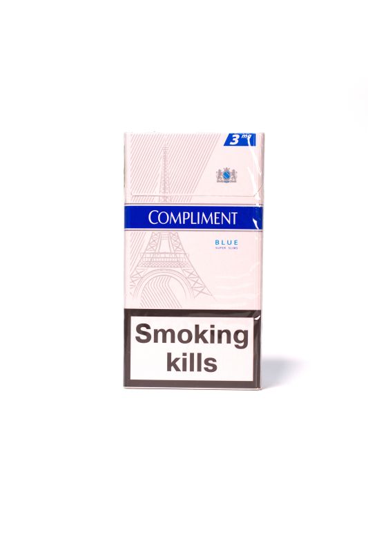 Сигареты Compliment Super Slims 3 Blue (Комплимент Супер Слимс 3 Блю)