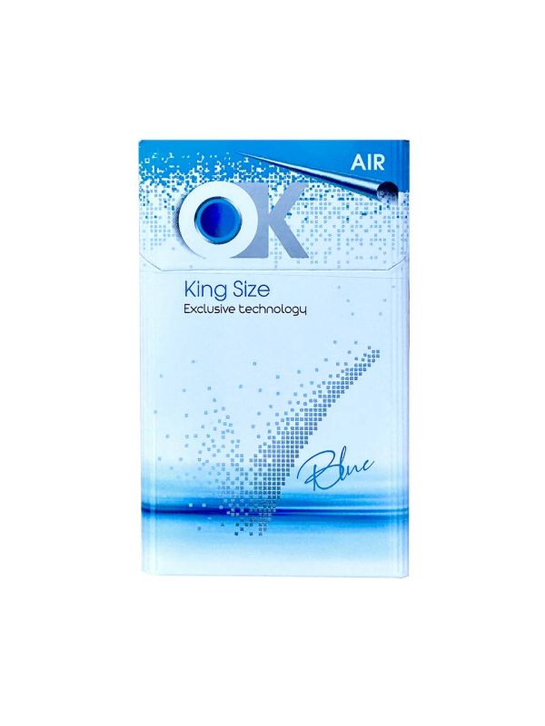 Сигареты OK KS Blue 80mm (ОК Кинг Сайз синие 80мм)