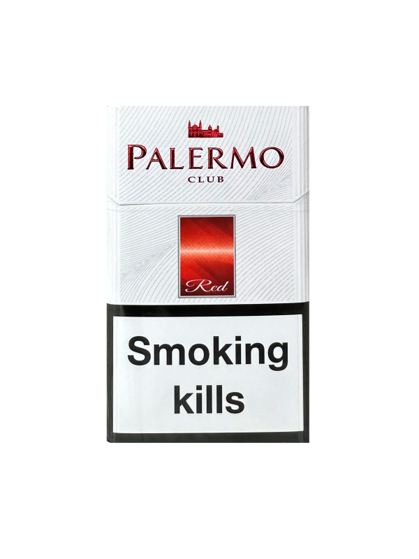 Сигареты Palermo KS Red 80 mm (Палермо КС красный 80 мм)